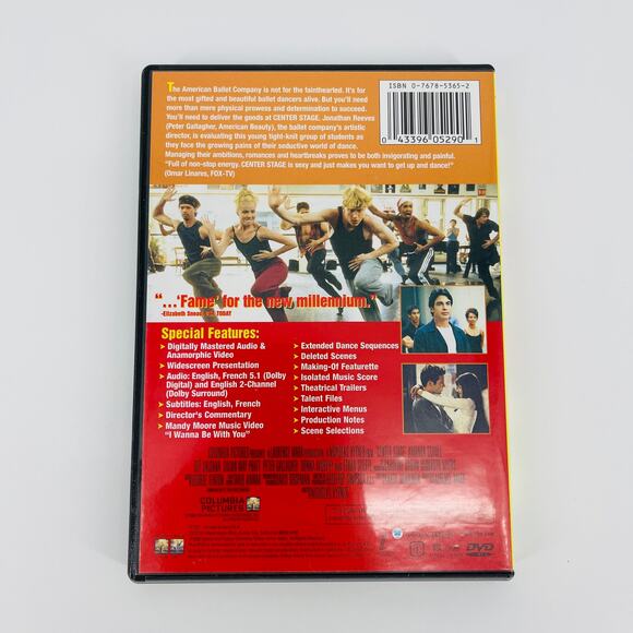 Center Stage DVD - Good Used Condition - Picture 8 of 13
